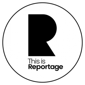 This is reportage logo